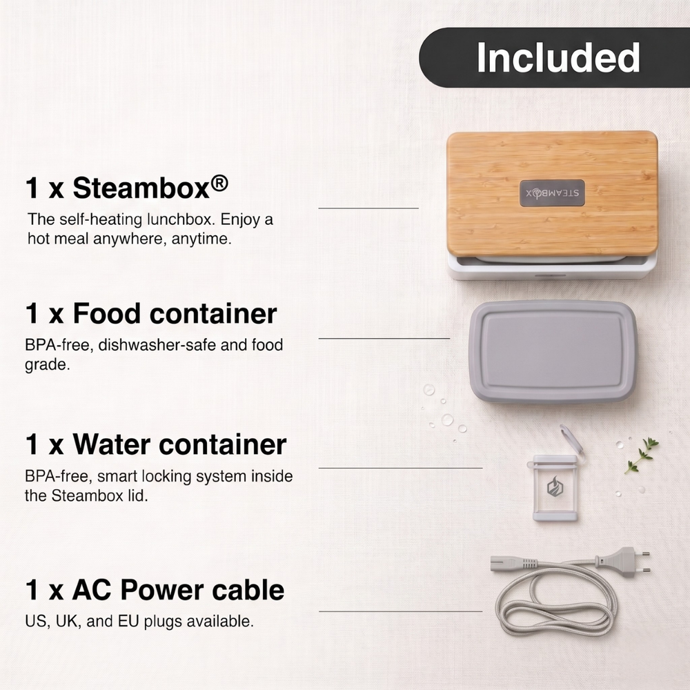 Steambox® The Ultimate Electric Lunchbox